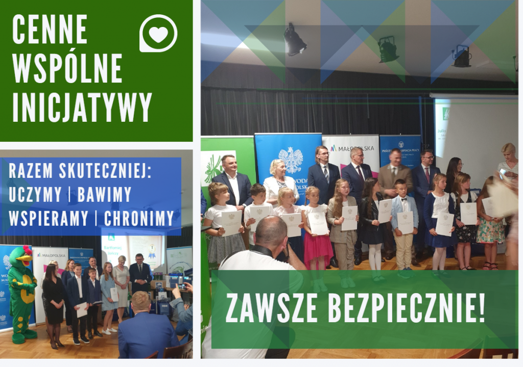Wojewózki Fundusz Ochrony Środowiska i Gospodarki WOdnej w Krakowie wspólnie z KRUS-em dba o bezpieczeństwo dzieci i dorosłych