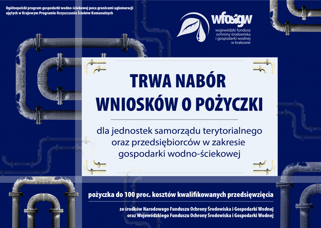 Informacja na temat pożyczek inwestycyjnych udzielanych przez Wojewódzki Fundusz Ochrony Środowiska i Gospodarki Wodnej w Krakowie