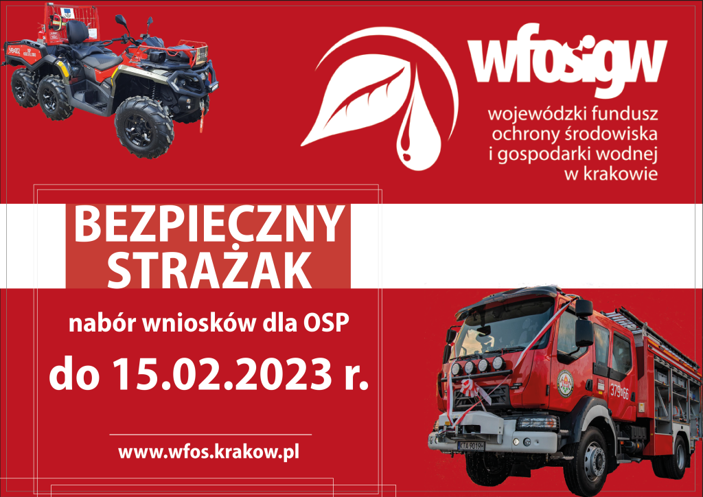 Program Bezpieczny Strażak dla OSP w Małopolsce