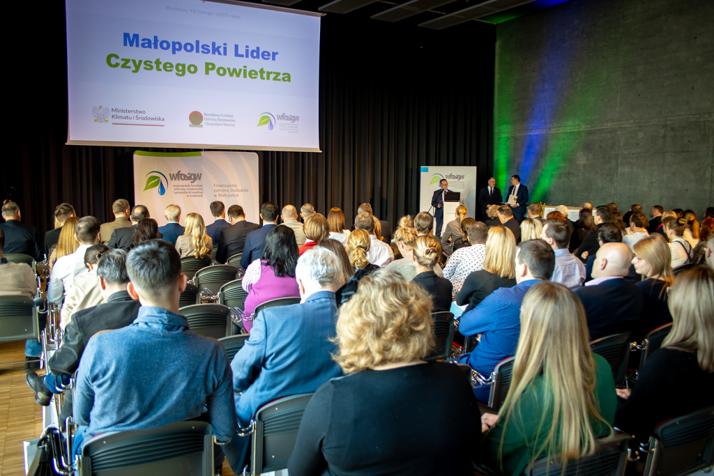 Konferencja pod nazwą Małopolski Lider Czystego Powietrza