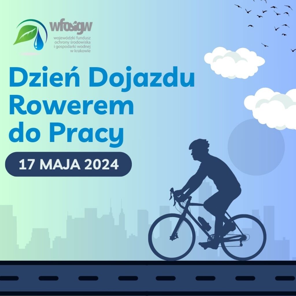 Grafika informacyjna dot. Dnia Dojazdu Rowerem do Pracy