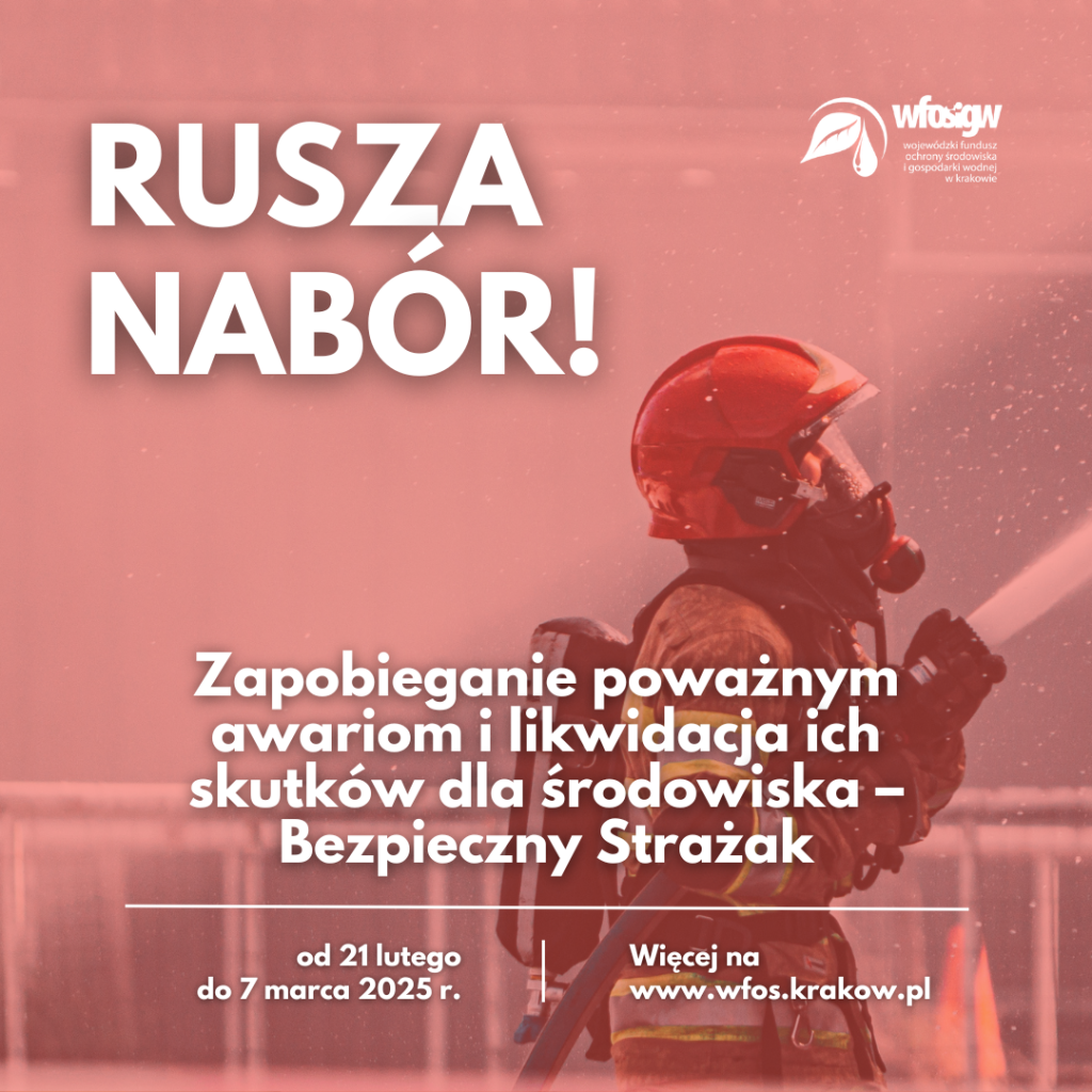 Grafika dekoracyjna nt. programu Bezpieczny Strażak