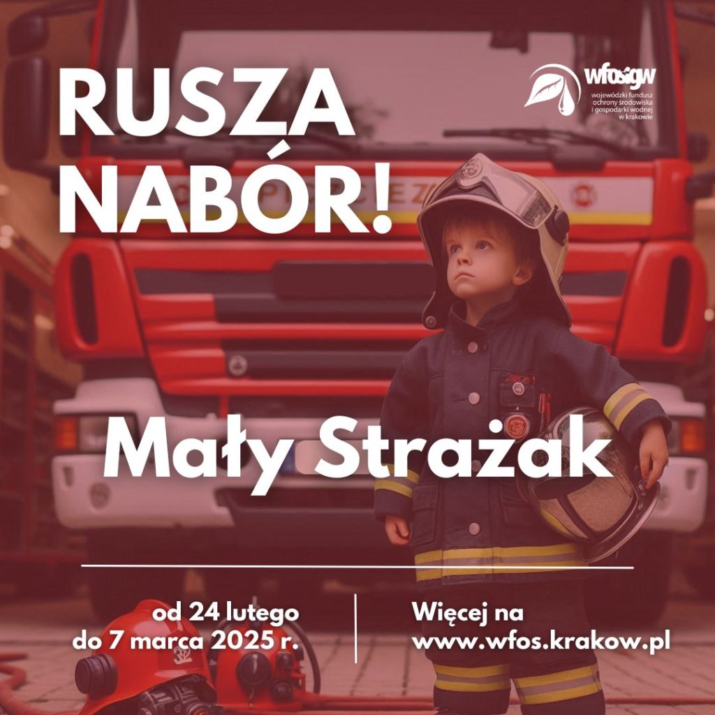 Grafika dekoracyjna nt. programu Mały Strażak