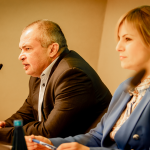 Zdjęcie ze spotkania dla spółdzielni, wspólnot mieszkaniowych i TBS.