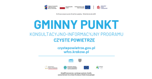 Wzór tablicy dla gminnych punktów informacyjno-promocyjnych programu Czyste Powietrze - poziom niebieska