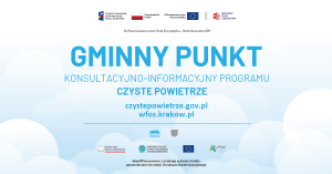 Wzór tablicy dla gminnych punktów informacyjno-promocyjnych programu Czyste Powietrze - poziom niebieska