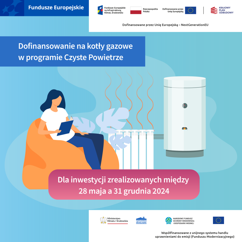 Kotły gazowe w programie priorytetowym Czyste Powietrze