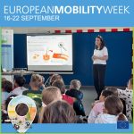 Grafika dekoracyjna nt. Europejski Tydzień Mobilności w Małopolsce