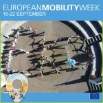 Grafika dekoracyjna nt. Europejski Tydzień Mobilności w Małopolsce