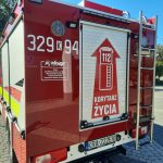 Grafika dekoracyjna nt. Nowy samochód dla #OSP Maków Podhalański!