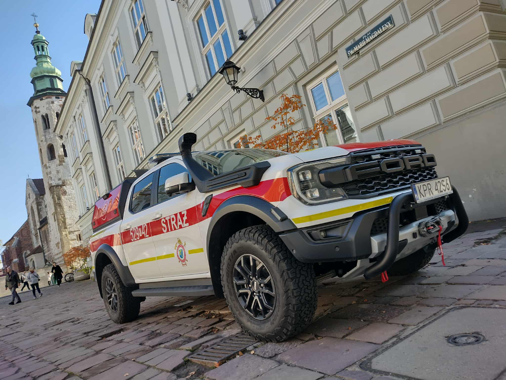 Pojazd OSP Nowe Brzesko zakupiony z wykorzystanie dotacji i pożyczki z WFOŚiGW w Krakowie