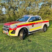 Grafika dekoracyjna nt. Nowy samochód dla #OSP Maków Podhalański!