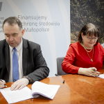 Gmina Jodłownik inwestuje w uregulowanie gospodarki wodociągowo-kanalizacyjnej - podpisanie umowy pożyczki