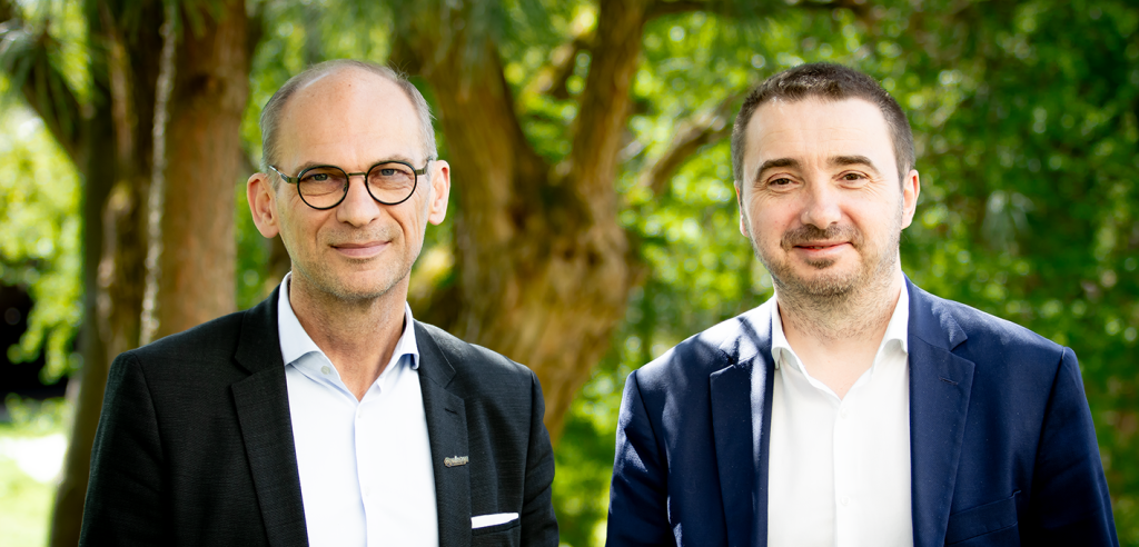 Od lewej na zdjęciu: Piotr Gąsiorowski i Jerzy Popiel