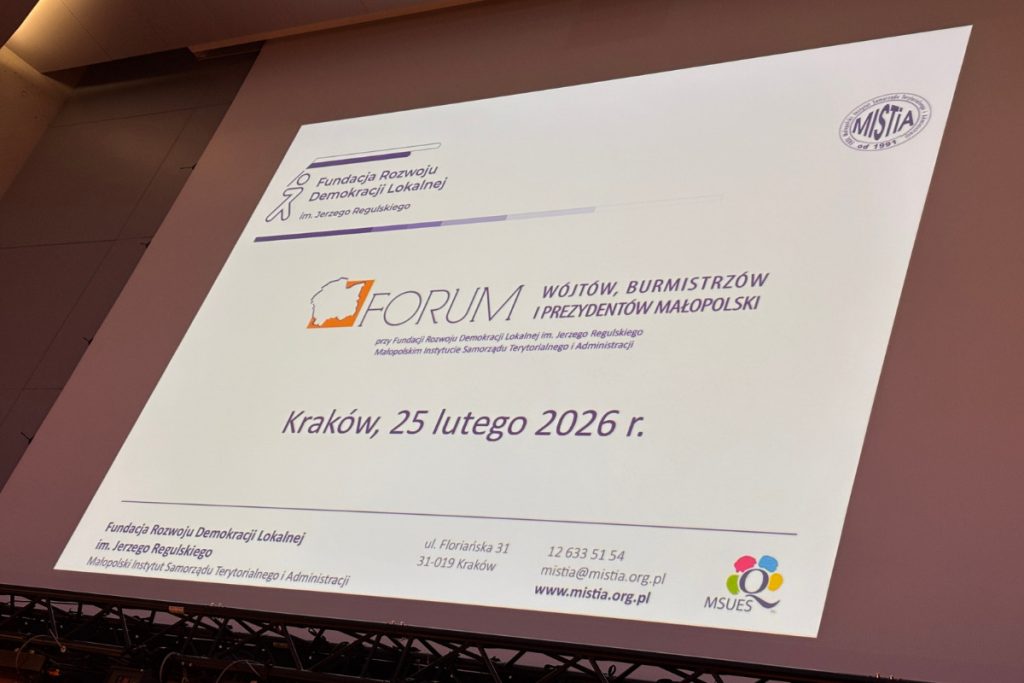 Wojewódzki Fundusz Ochrony Środowiska i Gospodarki Wodnej prezentował swoją ofertę pożyczek i dotacji w trakcie forum samorządowego w krakowskim Cogiteonie