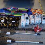 Grafika dekoracyjna nt. Program Priorytetowy „Zapobieganie poważnym awariom i likwidacja ich skutków dla środowiska – Bezpieczny Strażak”