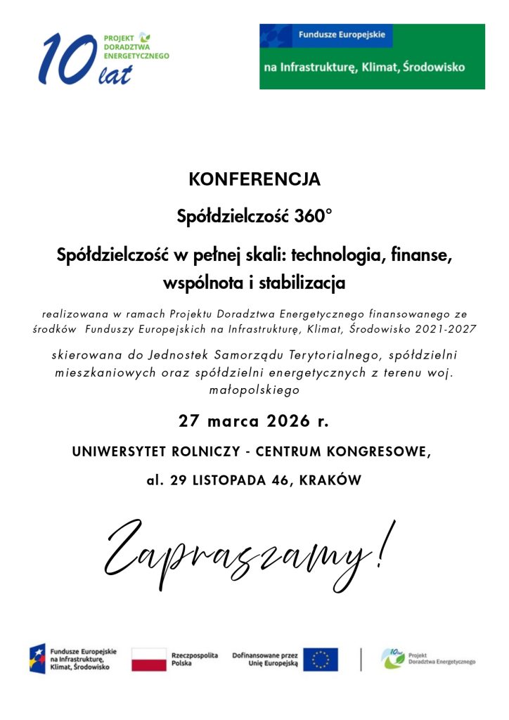 Zaproszenie graficzne na konferenje