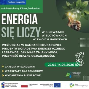 Plakat informacyjny dot. kampani