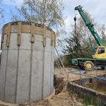 Grafika dekoracyjna nt. Myślenice stawiają na rozwój infrastruktury wodnej. Rusza ważna inwestycja