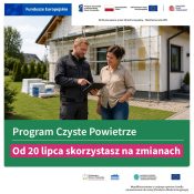 grafika przedstawiająca program Czyste Powietrze