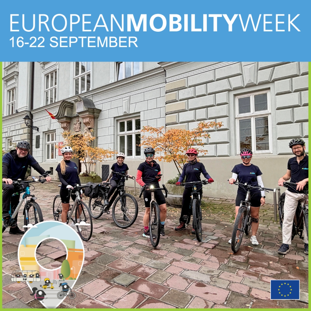 Obrazek dekoracyjny dot. WFOŚiGW w Krakowie dołączył do Europejskiego Tygodnia Mobilności
